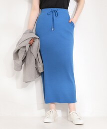 SHOO・LA・RUE | 【セルフカット可能/洗濯機可/S-LL】テレコナロースカート(スカート)