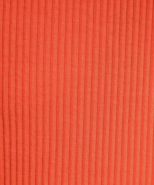 SHOO・LA・RUE（シューラルー）の「【セルフカット可能/洗濯機可/S-LL】テレコナロースカート（スカート・レディース・オレンジ/ブルー/グレー/ブラック・01/04/03/02）」の16枚目の写真