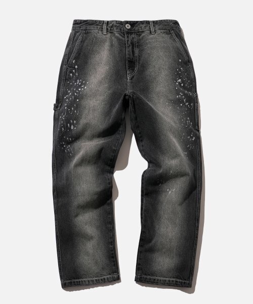 AECA(エイカ)の「MULTI STITCH CARPENTER DENIM-GREY(デニムパンツ・レディース・その他・L/S/M)」の1枚目の写真