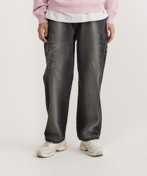 AECA(エイカ)の「MULTI STITCH CARPENTER DENIM-GREY(デニムパンツ・レディース・その他・L/S/M)」の5枚目の写真