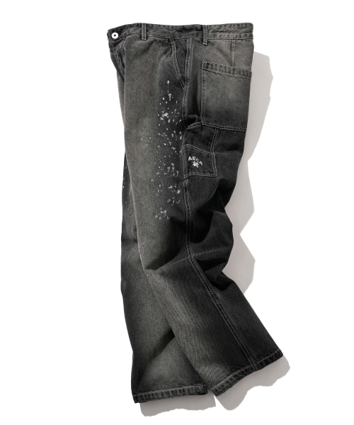 AECA(エイカ)の「MULTI STITCH CARPENTER DENIM-GREY(デニムパンツ・レディース・その他・L/S/M)」の9枚目の写真