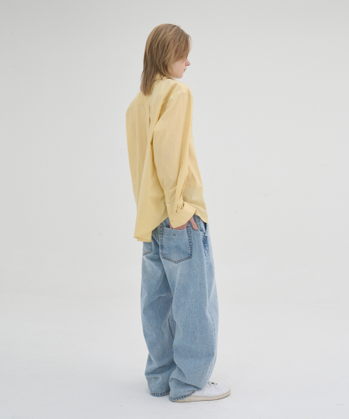 NOUN(ノウン)の「balanced denim pants (light blue)(デニムパンツ・メンズ・その他・0/1/2)」の4枚目の写真