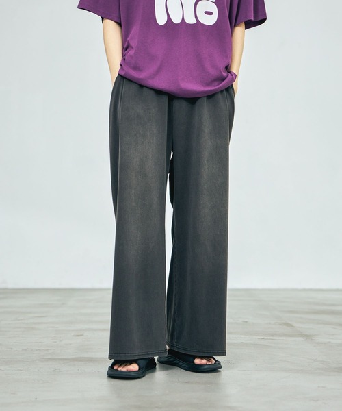 LAKOLE(ラコレ)の「カットデニムフレアパンツ / 655442(デニムパンツ・メンズ・ブラック/チャコール・LARGE/MEDIUM)」の15枚目の写真
