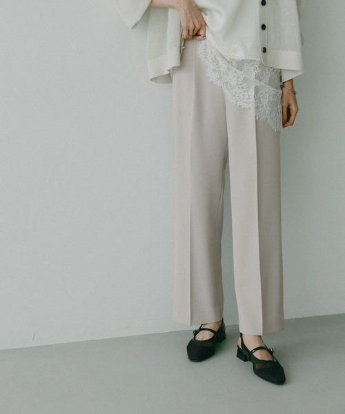 GLOBAL WORK（グローバルワーク）の「らくっションチュールパンプス/658827（パンプス・レディース・アイボリー/ブラック・M(23.5cm)/L(24.5cm)）」の6枚目の写真