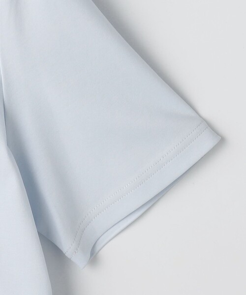 NOLLEY’S Sophi（ノーリーズソフィ）の「《手洗い可能》W&Wベイシック丈Tシャツ（Tシャツ/カットソー・レディース・ダークブラウン/ダークネイビー/ホワイト/サックスブルー・38）」の16枚目の写真