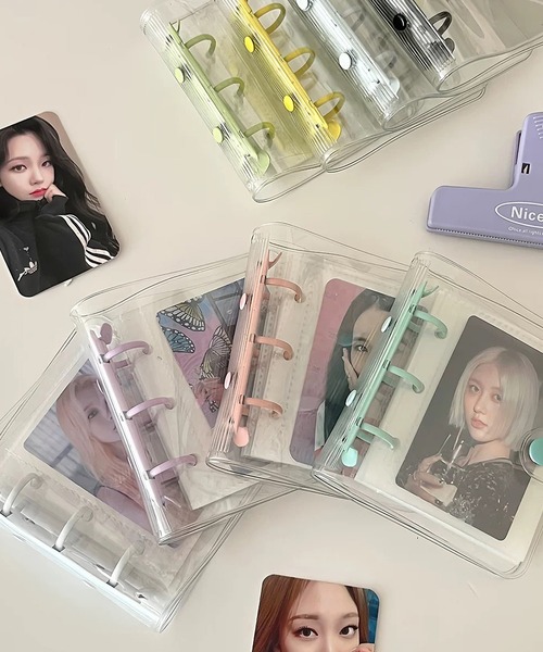 shopnikoniko(ショップニコニコ)の「リフィル10枚付 コンパクト クリアシール帳(手帳/メモ帳・レディース・ピンク・フリー)」の12枚目の写真