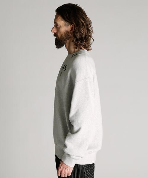 Schott(ショット)の「Schott/ショット/CREW SWEAT RANDOM STENCIL/クルー スウェット ランダム ステンシル(スウェット・メンズ・ベージュ/グレー・M/L/XL/2XL)」の7枚目の写真