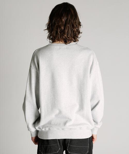 Schott(ショット)の「Schott/ショット/CREW SWEAT RANDOM STENCIL/クルー スウェット ランダム ステンシル(スウェット・メンズ・ベージュ/グレー・M/L/XL/2XL)」の8枚目の写真
