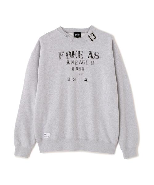 Schott(ショット)の「Schott/ショット/CREW SWEAT RANDOM STENCIL/クルー スウェット ランダム ステンシル(スウェット・メンズ・ベージュ/グレー・M/L/XL/2XL)」の12枚目の写真