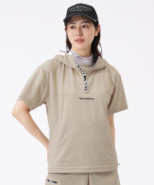 New Balance Golf(ニューバランスゴルフ)の「【new balance golf】HALF ZIP PULLOVER HOODIE(その他トップス・レディース・ベージュ系その他/ホワイト/ブラック・LARGE/SMALL/MEDIUM)」の3枚目の写真