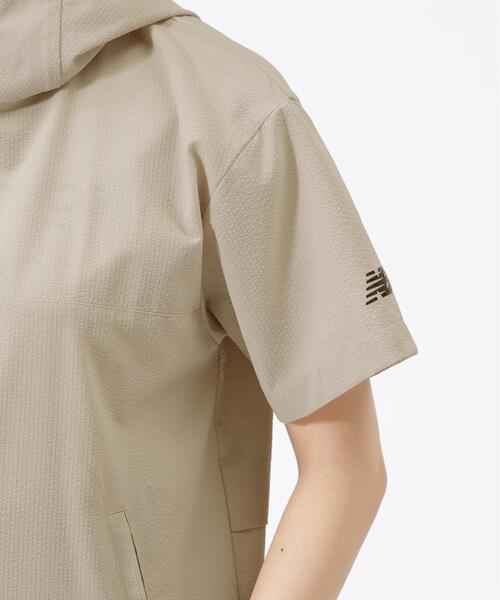 New Balance Golf(ニューバランスゴルフ)の「【new balance golf】HALF ZIP PULLOVER HOODIE(その他トップス・レディース・ベージュ系その他/ホワイト/ブラック・LARGE/SMALL/MEDIUM)」の6枚目の写真