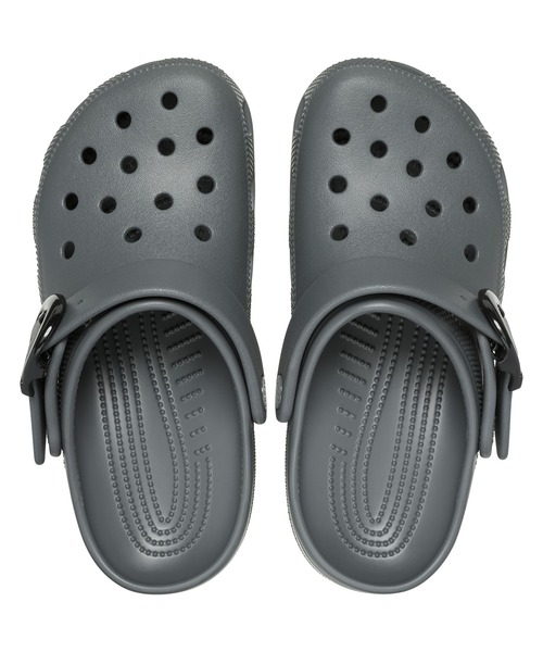 crocs(クロックス)の「CROCS クロックス CLASSIC BUCKLE CLOG クラシック バックル クロッグ 213347-0YK(サンダル・レディース・ダークグレー・22.0cm/23.0cm/24.0cm/25.0cm)」の6枚目の写真