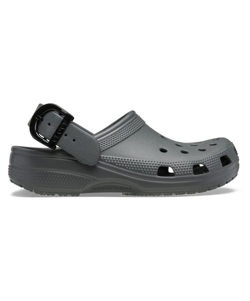 crocs(クロックス)の「CROCS クロックス CLASSIC BUCKLE CLOG クラシック バックル クロッグ 213347-0YK(サンダル・レディース・ダークグレー・22.0cm/23.0cm/24.0cm/25.0cm)」の2枚目の写真