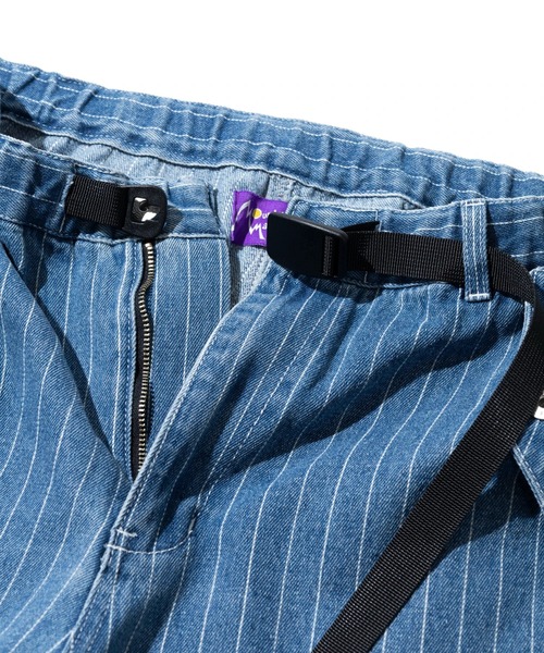 Mountain Mania（マウンテンマニア）の「Mountain Mania/マウンテンマニア　Pin-Stripe Denim Pants（デニムパンツ・メンズ・ブラック/ライトインディゴブルー・X-LARGE/LARGE/MEDIUM）」の4枚目の写真