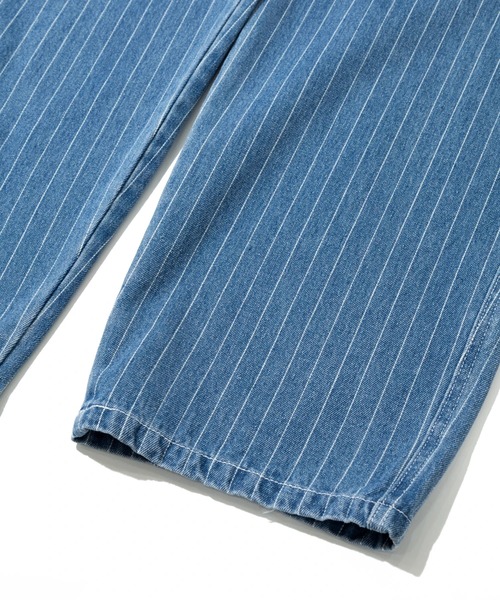 Mountain Mania（マウンテンマニア）の「Mountain Mania/マウンテンマニア　Pin-Stripe Denim Pants（デニムパンツ・メンズ・ブラック/ライトインディゴブルー・X-LARGE/LARGE/MEDIUM）」の6枚目の写真