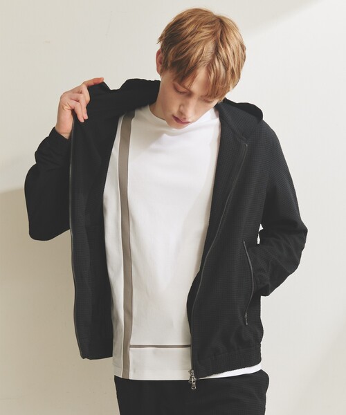 5351 POUR LES HOMMES（ゴーサンゴーイチプールオム）の「【Wide L-Line】半袖Tシャツ（Tシャツ/カットソー・メンズ・ブラック/ブルー/ホワイト・48/46/44/50）」の9枚目の写真