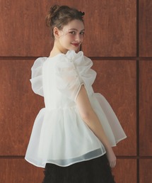 MERAKI（メラキ）の「オーガンジーシアーボリュームトップス（その他トップス）」