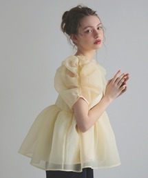 MERAKI（メラキ）の「オーガンジーシアーボリュームトップス（その他トップス）」