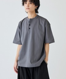 サマーミラノヘンリーネックTシャツ