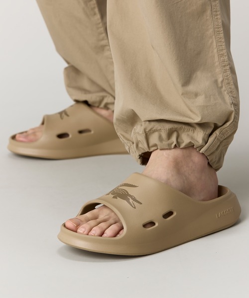 LACOSTE（ラコステ）の「メンズ MEDUZ SLIDE 126 2 CMA 軽量 ワイドストラップ 厚底スライドサンダル（サンダル・メンズ・オフホワイト/ブラック/ベージュ・26.5cm/27.0cm/25.0cm/25.5cm/28.0cm）」の3枚目の写真