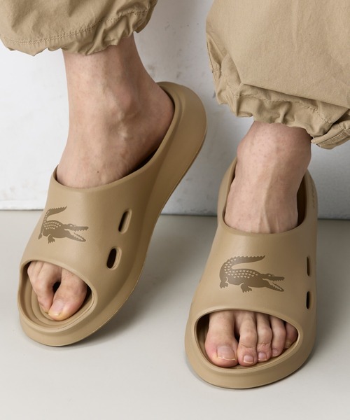 LACOSTE(ラコステ)の「メンズ MEDUZ SLIDE 126 2 CMA 軽量 ワイドストラップ 厚底スライドサンダル(サンダル・メンズ・オフホワイト/ブラック/ベージュ・26.5cm/27.0cm/25.0cm/25.5cm/28.0cm)」の19枚目の写真