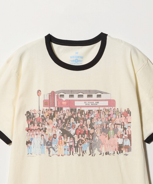 ASTRAET(アストラット)の「<BLUESCENTRIC>ROXY LA リンガーTシャツ(Tシャツ/カットソー・レディース・ホワイト・FREE)」の3枚目の写真