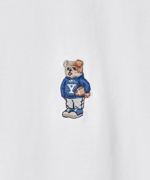 YALE（イェール）の「[2PACK] エンブロイダリーダンス半袖Tシャツ ホワイト/ホワイト（Tシャツ/カットソー・レディース・その他・X-SMALL/XX-LARGE/MEDIUM/LARGE/SMALL）」の5枚目の写真
