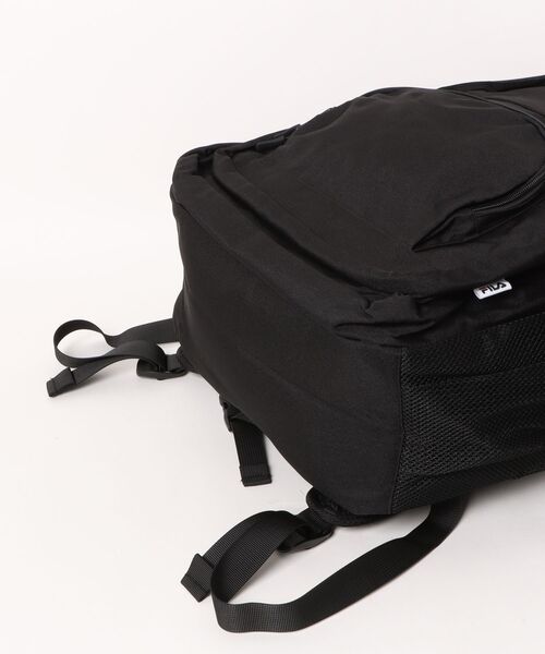 FILA(フィラ)の「【FILA/フィラ】【大容量29L A4サイズ対応】クリアポーチ付きバックパック 通勤・通学 PCポケット 部活 韓国ファッション ストリート(バックパック/リュック・メンズ・パープル/ブラック/サックスブルー・FREE)」の9枚目の写真