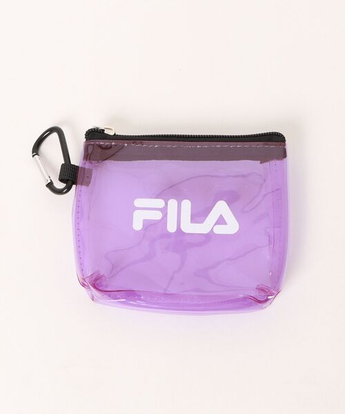FILA(フィラ)の「【FILA/フィラ】【大容量29L A4サイズ対応】クリアポーチ付きバックパック 通勤・通学 PCポケット 部活 韓国ファッション ストリート(バックパック/リュック・メンズ・パープル/ブラック/サックスブルー・FREE)」の4枚目の写真