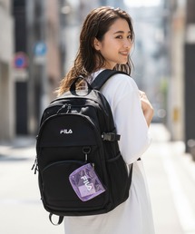 【FILA/フィラ】【大容量29L A4サイズ対応】クリアポーチ付きバックパック 通勤・通学 PCポケット 部活 韓国ファッション ストリート