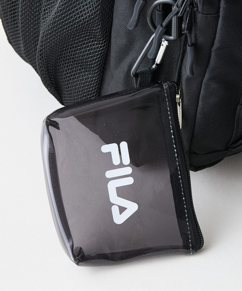 FILA(フィラ)の「【FILA/フィラ】【大容量29L A4サイズ対応】クリアポーチ付きバックパック 通勤・通学 PCポケット 部活 韓国ファッション ストリート(バックパック/リュック・メンズ・パープル/ブラック/サックスブルー・FREE)」の19枚目の写真