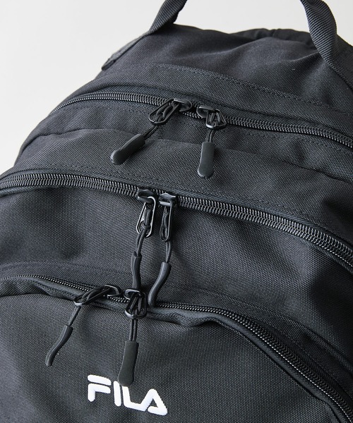 FILA(フィラ)の「【FILA/フィラ】【大容量29L A4サイズ対応】クリアポーチ付きバックパック 通勤・通学 PCポケット 部活 韓国ファッション ストリート(バックパック/リュック・メンズ・パープル/ブラック/サックスブルー・FREE)」の17枚目の写真
