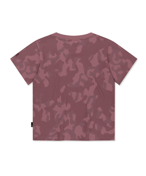 BROWNBREATH(ブラウンブレス)の「W CAMO PATTERN TEE - BURGANDY(Tシャツ/カットソー・レディース・その他・SMALL/MEDIUM)」の2枚目の写真
