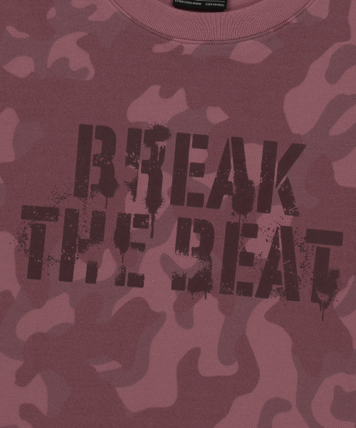 BROWNBREATH(ブラウンブレス)の「W CAMO PATTERN TEE - BURGANDY(Tシャツ/カットソー・レディース・その他・SMALL/MEDIUM)」の4枚目の写真
