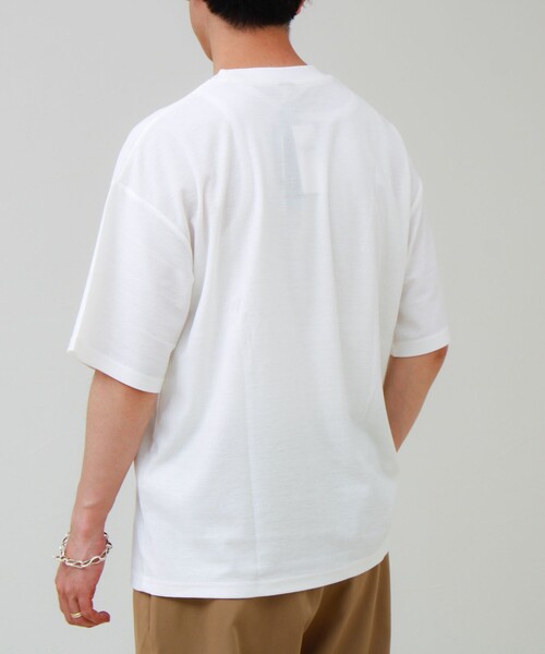 GLOSTER(グロスター)の「【ユニセックスで着れる】梨地ミッキー&ミニープリント Tシャツ(Tシャツ/カットソー・メンズ・ブラック/オフホワイト・M/L)」の14枚目の写真