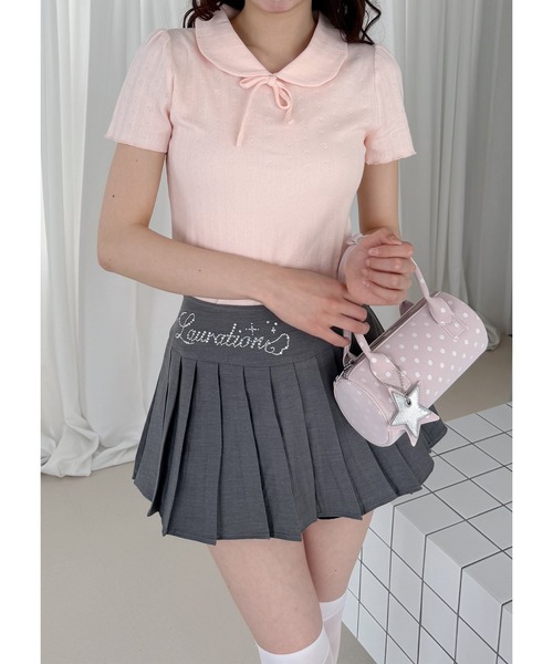 frunco(フランコ)の「星チャーム付きドットミニBAG(ハンドバッグ・レディース・ホワイト/ピンク/イエロー/ブラック/ブルー・FREE)」の19枚目の写真