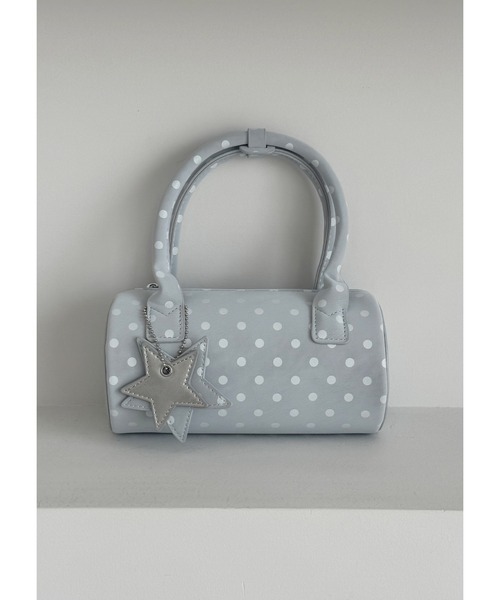 frunco(フランコ)の「星チャーム付きドットミニBAG(ハンドバッグ・レディース・ホワイト/ピンク/イエロー/ブラック/ブルー・FREE)」の11枚目の写真
