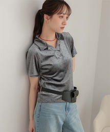 ベロア」に該当するトップス（グレー/灰色系・無地）ファッション通販