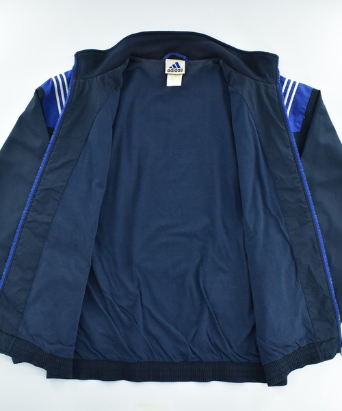 adidas(アディダス)の「【USED】Y2K adidas トラックジャケット(ナイロンジャケット・メンズ・ブルー・LARGE)」の7枚目の写真