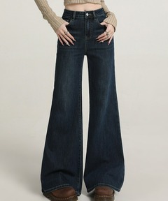 LEVI'S/リーバイス] RIBCAGE ワイドシルエット ハイライズストレート
