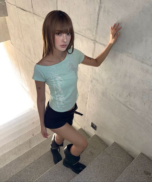 Midnight Move(ミッドナイトムーブ)の「cb horse t (white)(Tシャツ/カットソー・レディース・その他・FREE)」の3枚目の写真