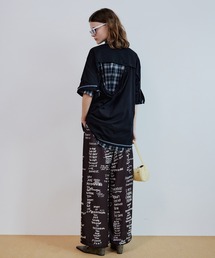 Multi-Way Color Stitch-Over T-Shirt/マルチウェイカラーステッチオーバーTEE