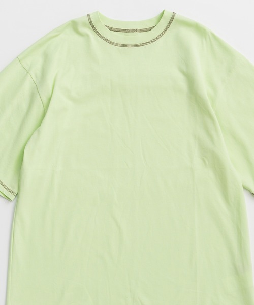 MAISON SPECIAL(メゾンスペシャル)の「Multi-Way Color Stitch-Over T-Shirt/マルチウェイカラーステッチオーバーTEE(Tシャツ/カットソー・レディース・ブラック/ホワイト/グリーン・FREE)」の12枚目の写真