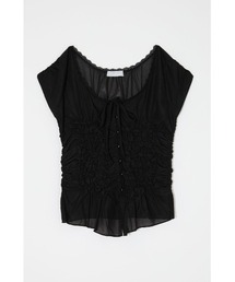 MOUSSY | RANDOM SHIRRING トップス(Tシャツ/カットソー)