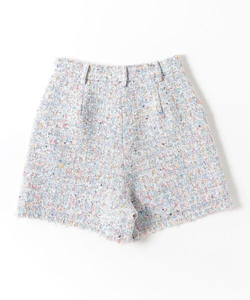 DOUBLE STANDARD CLOTHING（ダブルスタンダードクロージング）の「サマーツイードショートパンツ（その他パンツ・レディース・マルチ・36/38）」の2枚目の写真