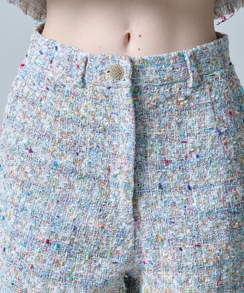 DOUBLE STANDARD CLOTHING（ダブルスタンダードクロージング）の「サマーツイードショートパンツ（その他パンツ・レディース・マルチ・36/38）」の6枚目の写真