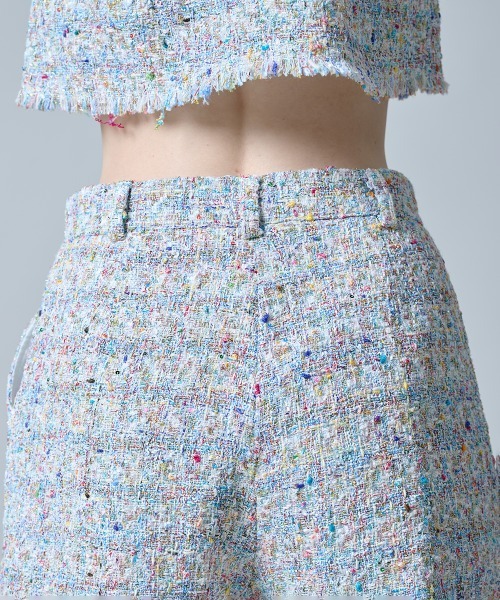 DOUBLE STANDARD CLOTHING（ダブルスタンダードクロージング）の「サマーツイードショートパンツ（その他パンツ・レディース・マルチ・36/38）」の10枚目の写真
