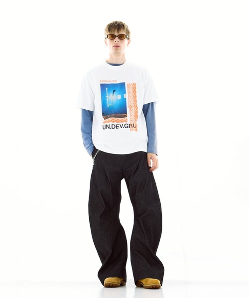 LOOSE JOINTS(ルーズジョインツ)の「別注 CLAY ARLINGTON - UNDERGROUND DEVELOPMENT GROUP S/S TE(Tシャツ/カットソー・メンズ・ホワイト・LARGE/MEDIUM/SMALL)」の8枚目の写真