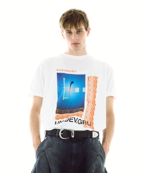 LOOSE JOINTS(ルーズジョインツ)の「別注 CLAY ARLINGTON - UNDERGROUND DEVELOPMENT GROUP S/S TE(Tシャツ/カットソー・メンズ・ホワイト・LARGE/MEDIUM/SMALL)」の7枚目の写真