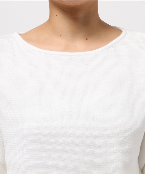 Kastane（カスタネ）の「バルーン袖プルオーバー（ニット/セーター・レディース・アイボリー/ネイビー/ピンク/サックスブルー・FREE）」の8枚目の写真